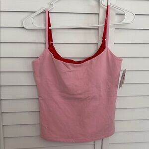 Abercrombie & Fitch Pink and Red Tank Top